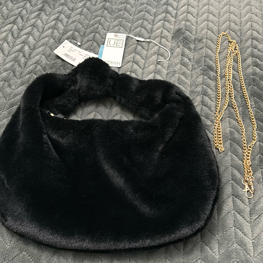 Tis the season!  Soft and furry cute  purse